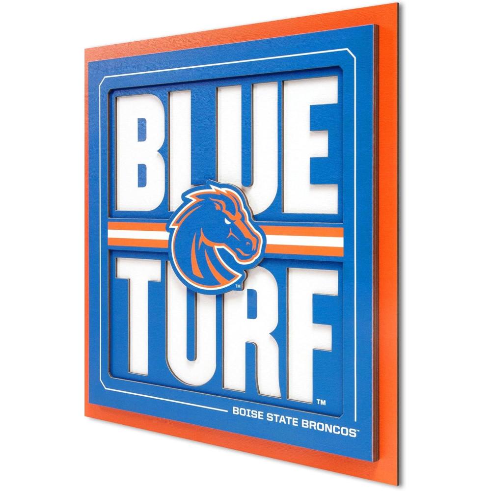 imageYouTheFan NCAA Arizona State Sun Devils Slogan Series 3D Wall ArtBoise State Broncos