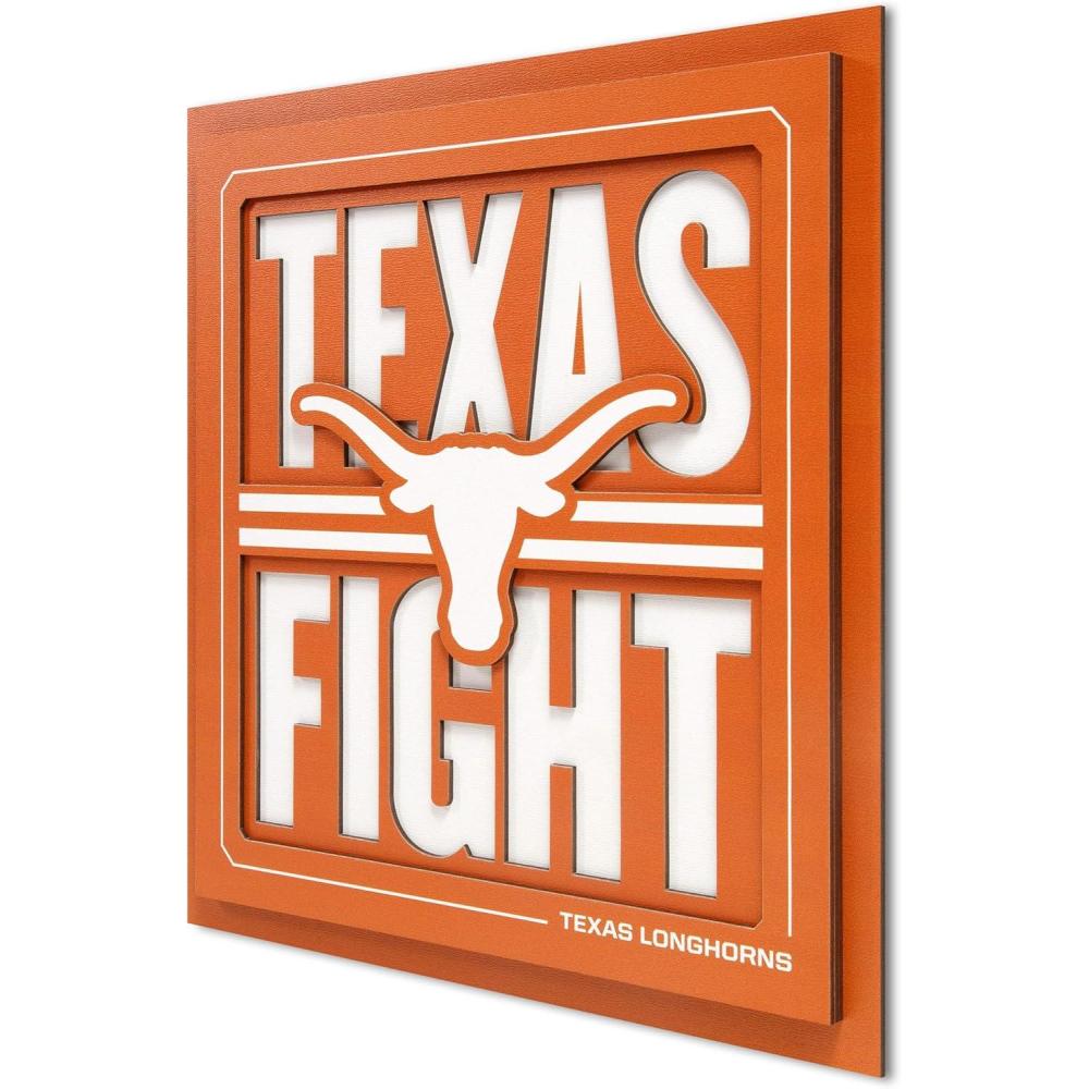 imageYouTheFan NCAA Arizona State Sun Devils Slogan Series 3D Wall ArtTexas Longhorns