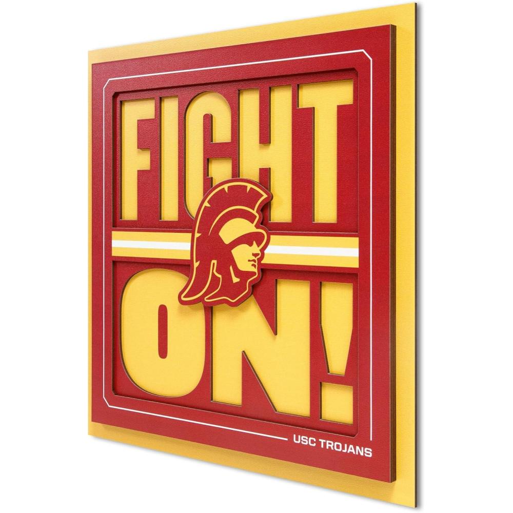 imageYouTheFan NCAA Arizona State Sun Devils Slogan Series 3D Wall ArtUSC Trojans