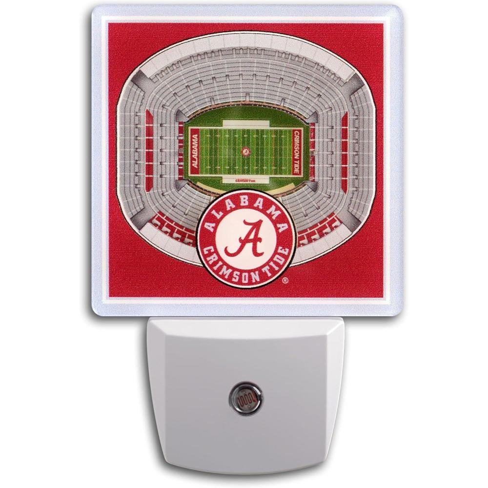 imageYouTheFan NCAA Clemson Tigers StadiumView Nite LightAlabama Crimson Tide