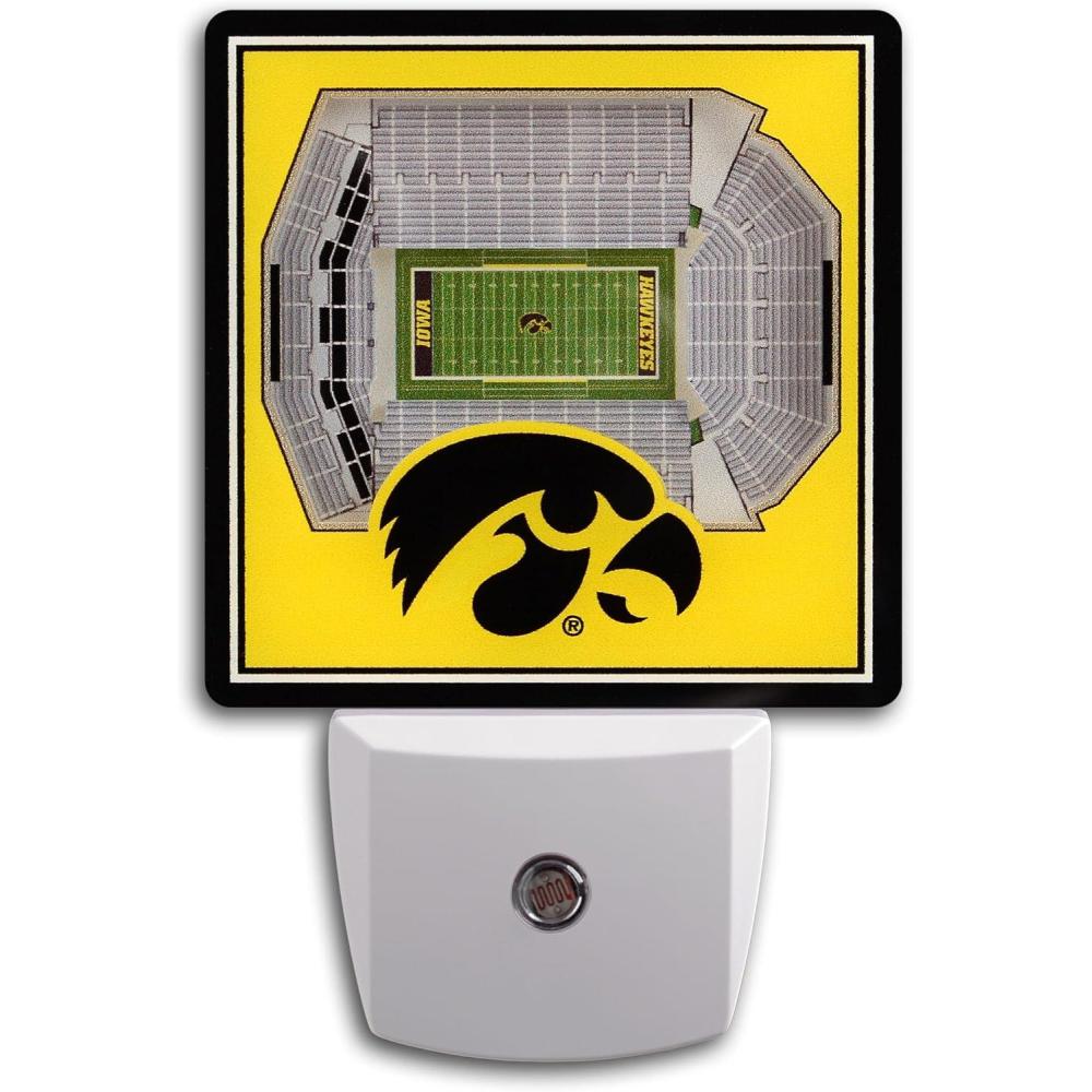 imageYouTheFan NCAA Clemson Tigers StadiumView Nite LightIowa Hawkeyes
