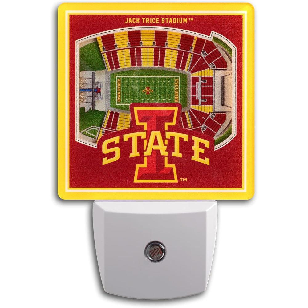 imageYouTheFan NCAA Clemson Tigers StadiumView Nite LightIowa State Cyclones