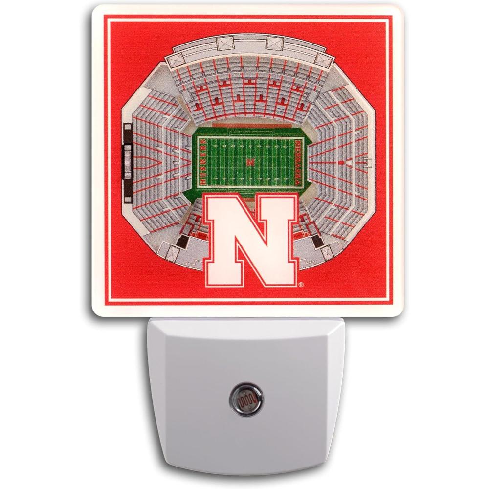 imageYouTheFan NCAA Clemson Tigers StadiumView Nite LightNebraska Cornhuskers