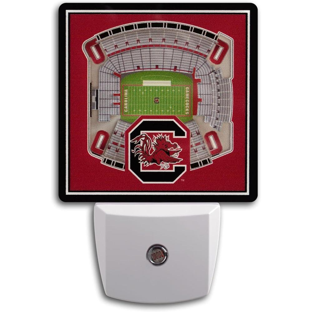 imageYouTheFan NCAA Clemson Tigers StadiumView Nite LightSouth Carolina Gamecocks