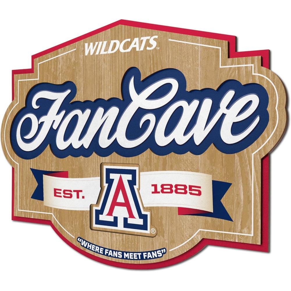 imageYouTheFan NCAA Fan Cave SignArizona Wildcats
