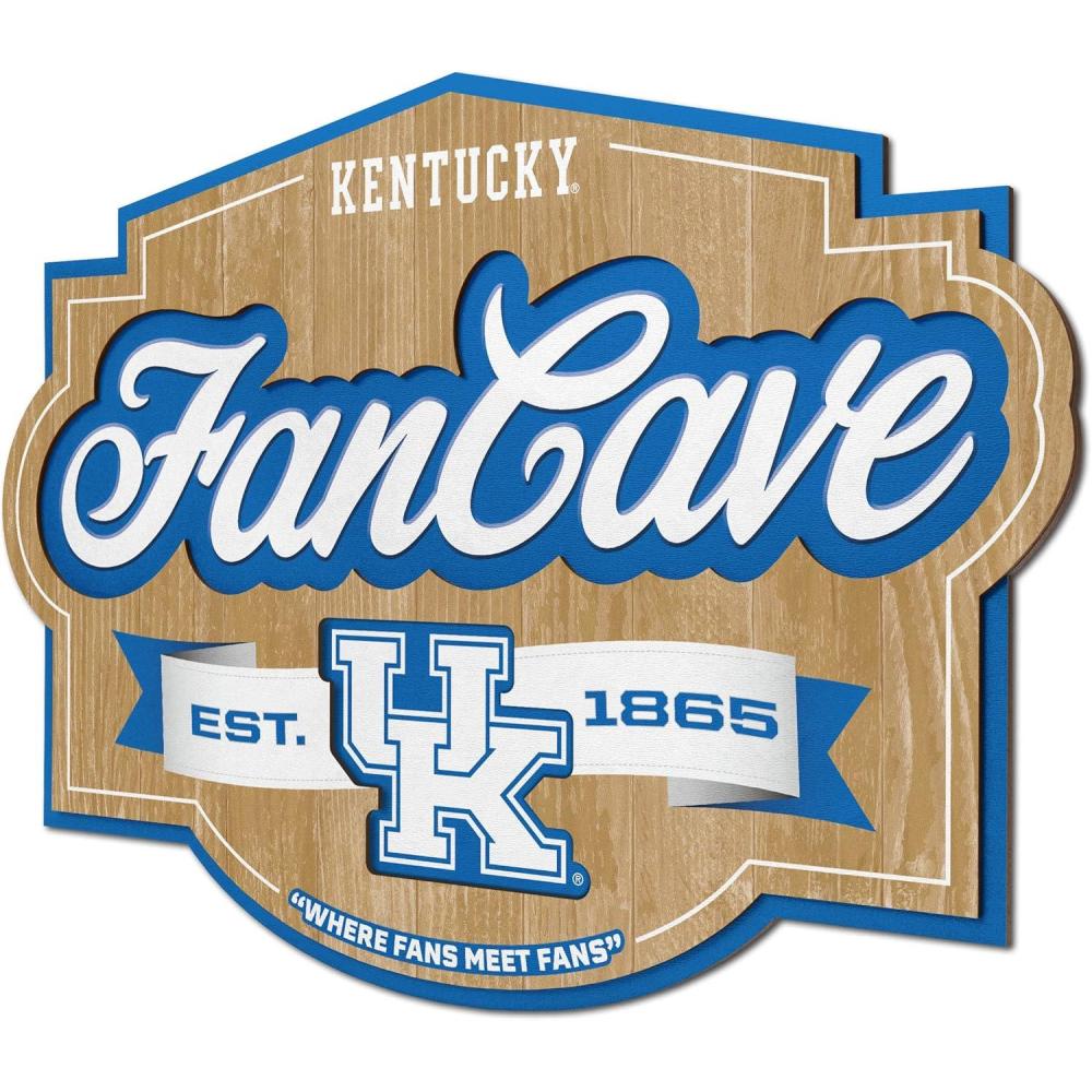 imageYouTheFan NCAA Fan Cave SignKentucky Wildcats