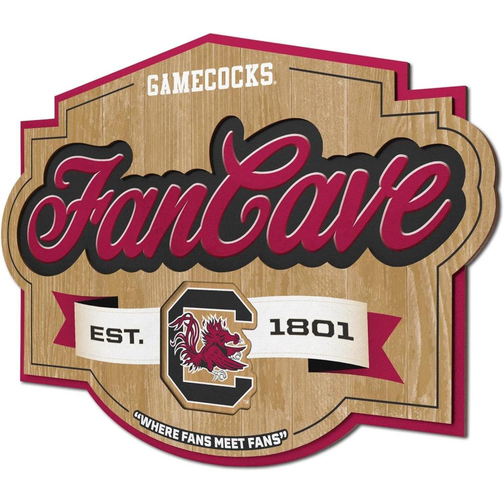 imageYouTheFan NCAA Fan Cave SignSouth Carolina Gamecocks