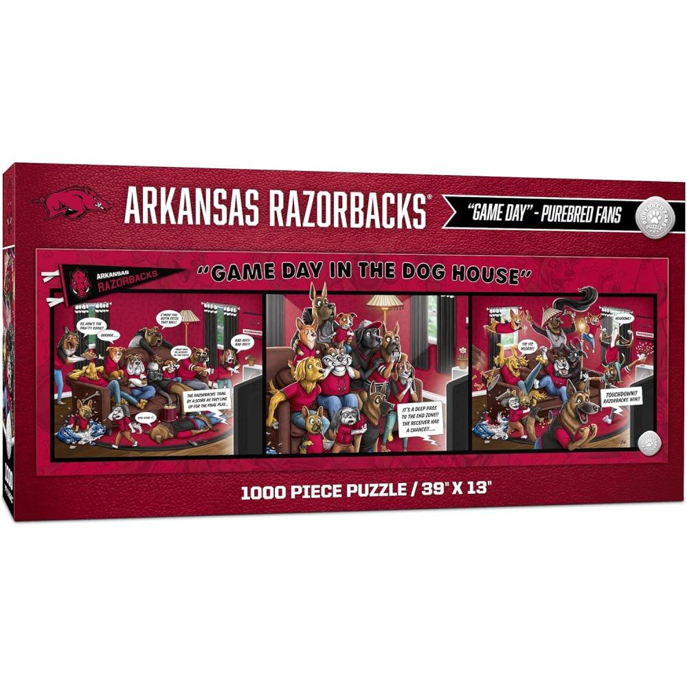 imageYouTheFan NCAA Game Day in The Dog House  1000pc PuzzleArkansas Razorbacks