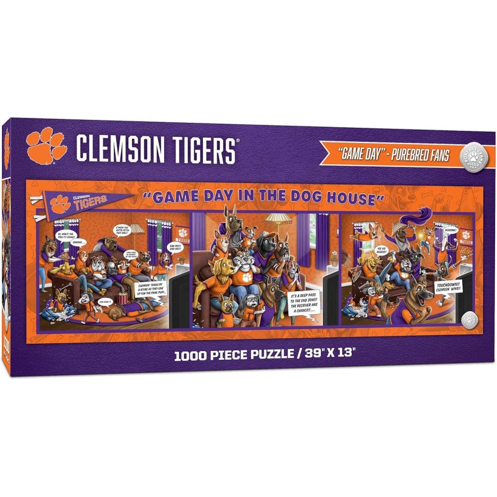 imageYouTheFan NCAA Game Day in The Dog House  1000pc PuzzleClemson Tigers