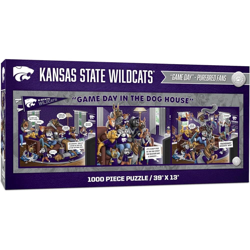 imageYouTheFan NCAA Game Day in The Dog House  1000pc PuzzleKansas State Wildcats