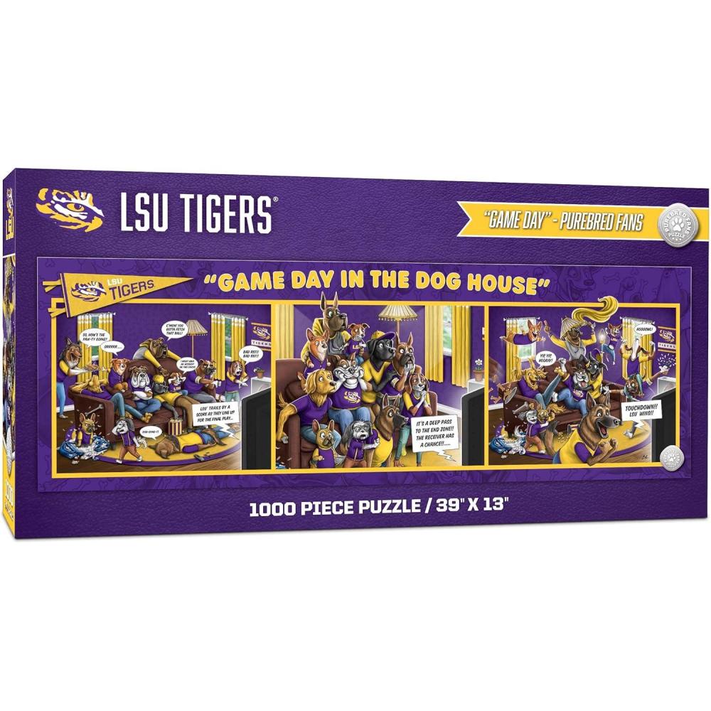 imageYouTheFan NCAA Game Day in The Dog House  1000pc PuzzleLSU Tigers