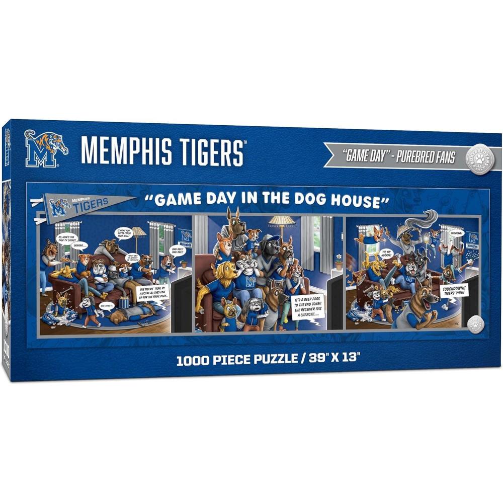 imageYouTheFan NCAA Game Day in The Dog House 1000pc PuzzleMemphis Tigers