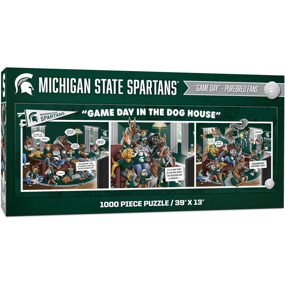 imageYouTheFan NCAA Game Day in The Dog House 1000pc PuzzleMichigan State Spartans
