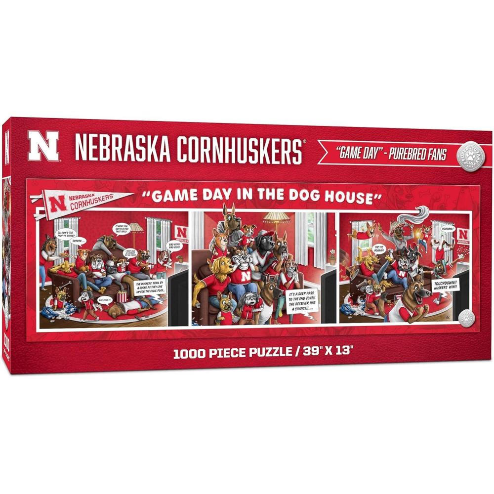 imageYouTheFan NCAA Game Day in The Dog House  1000pc PuzzleNebraska Cornhuskers