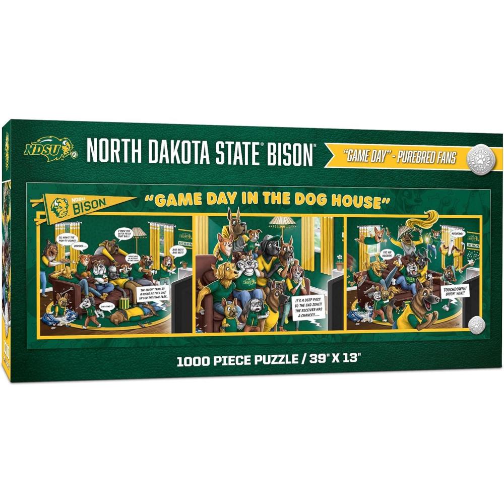 imageYouTheFan NCAA Game Day in The Dog House  1000pc PuzzleNorth Dakota State Bison