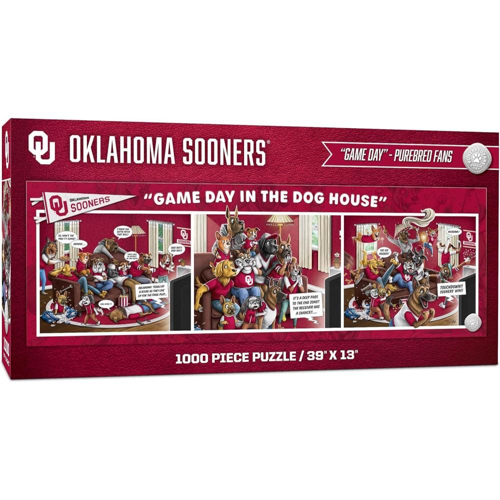 imageYouTheFan NCAA Game Day in The Dog House 1000pc PuzzleOklahoma Sooners
