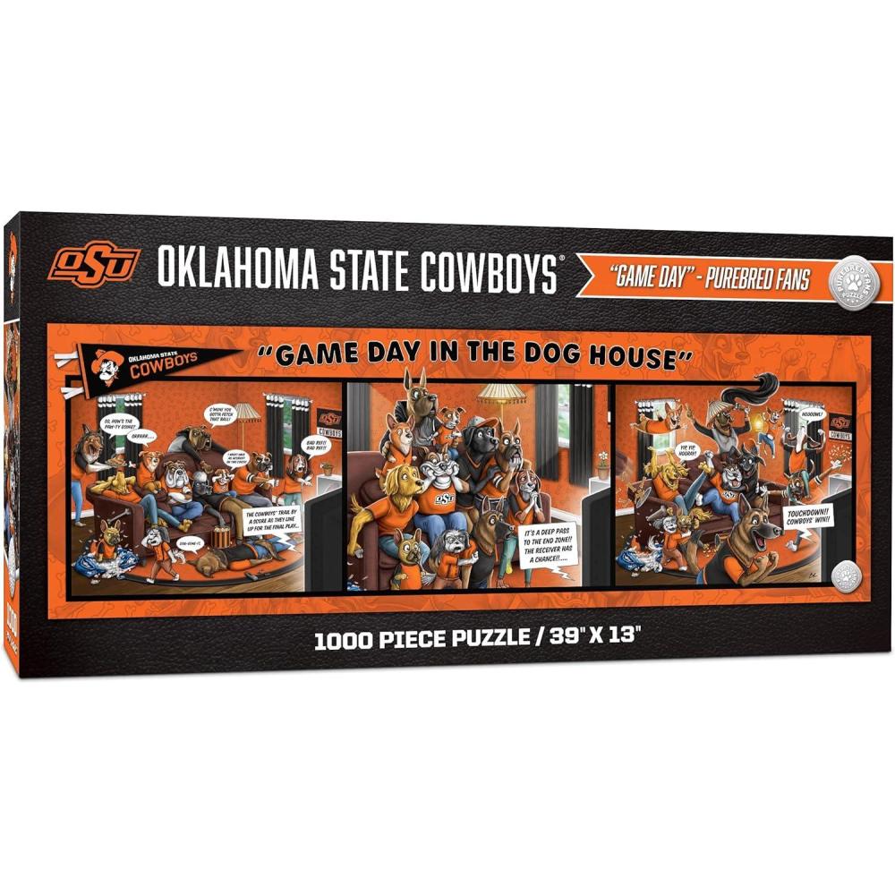 imageYouTheFan NCAA Game Day in The Dog House 1000pc PuzzleOklahoma State Cowboys