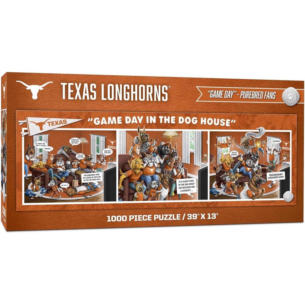 imageYouTheFan NCAA Game Day in The Dog House 1000pc PuzzleTexas Longhorns