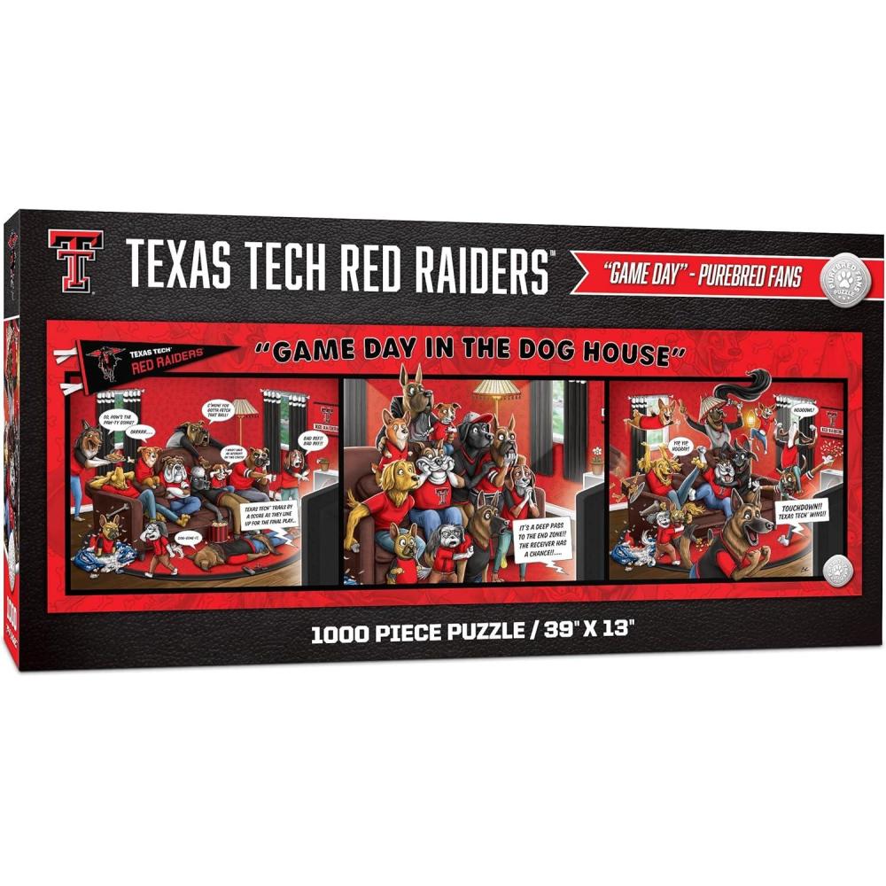 imageYouTheFan NCAA Game Day in The Dog House 1000pc PuzzleTexas Tech Red Raiders
