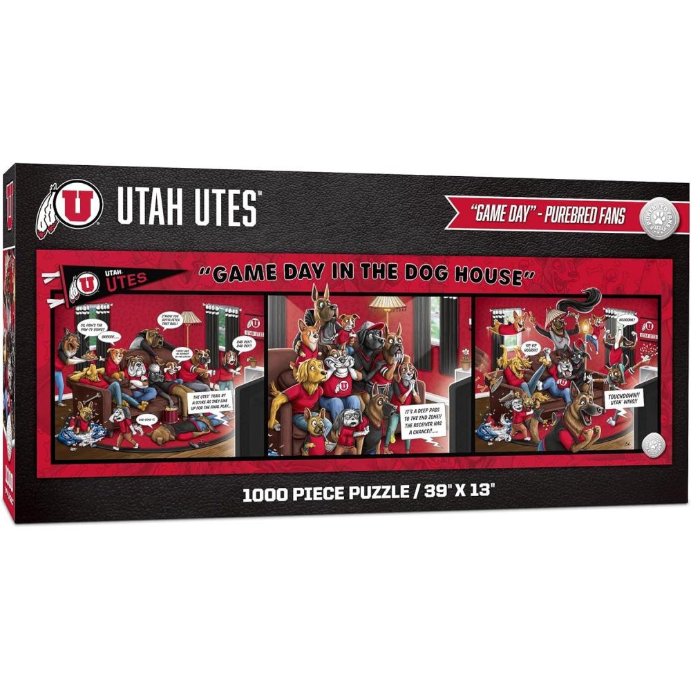 imageYouTheFan NCAA Game Day in The Dog House  1000pc PuzzleUtah Utes