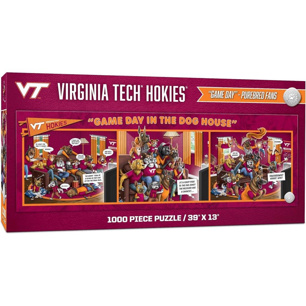 imageYouTheFan NCAA Game Day in The Dog House 1000pc PuzzleVirginia Tech Hokies