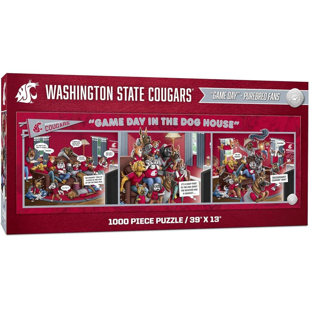 imageYouTheFan NCAA Game Day in The Dog House  1000pc PuzzleWashington State Cougars