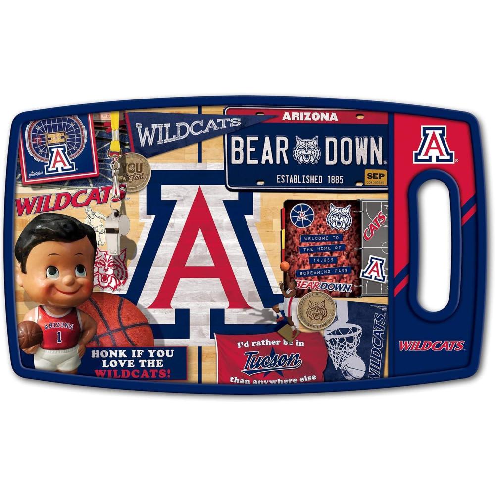 imageYouTheFan NCAA Retro Series Cutting BoardArizona Wildcats