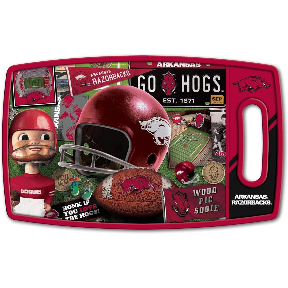 imageYouTheFan NCAA Retro Series Cutting BoardArkansas Razorbacks