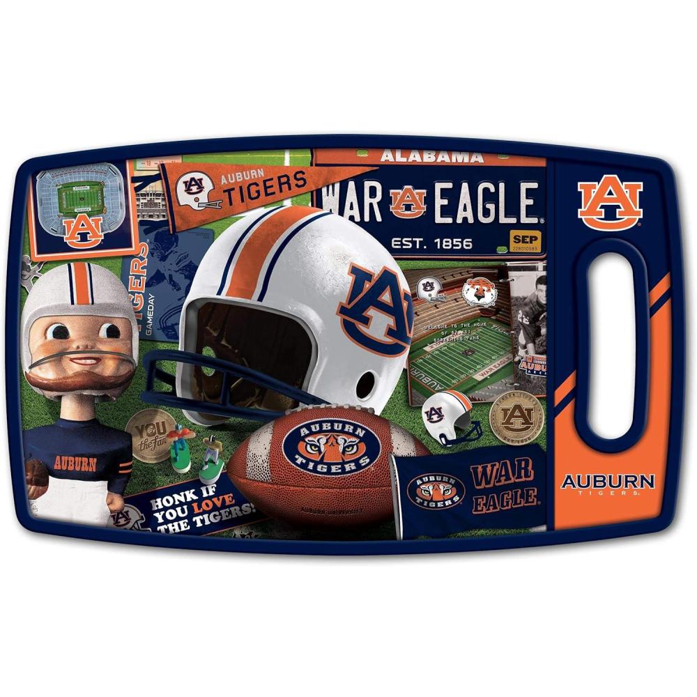 imageYouTheFan NCAA Retro Series Cutting BoardAuburn Tigers