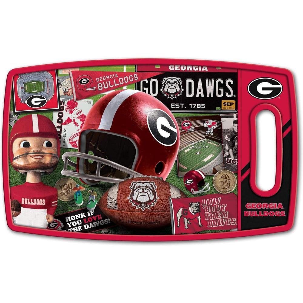 imageYouTheFan NCAA Retro Series Cutting BoardGeorgia Bulldogs