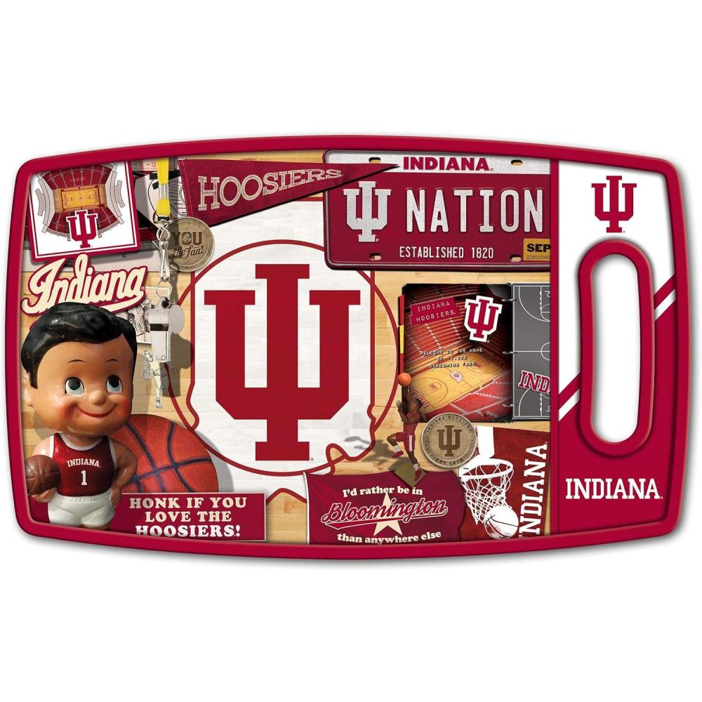imageYouTheFan NCAA Retro Series Cutting BoardIndiana Hoosiers