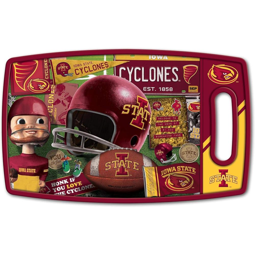 imageYouTheFan NCAA Retro Series Cutting BoardIowa State Cyclones