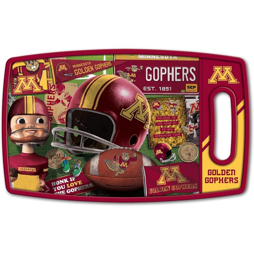 imageYouTheFan NCAA Retro Series Cutting BoardMinnesota Golden Gophers