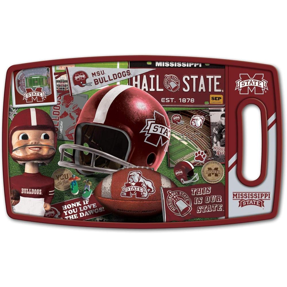 imageYouTheFan NCAA Retro Series Cutting BoardMississippi State Bulldogs