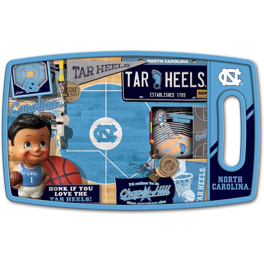 imageYouTheFan NCAA Retro Series Cutting BoardNorth Carolina Tar Heels
