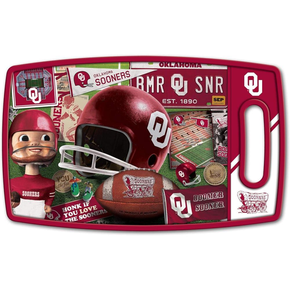 imageYouTheFan NCAA Retro Series Cutting BoardOklahoma Sooners
