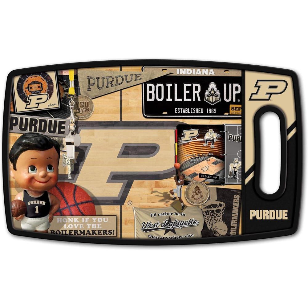 imageYouTheFan NCAA Retro Series Cutting BoardPurdue Boilermakers BB
