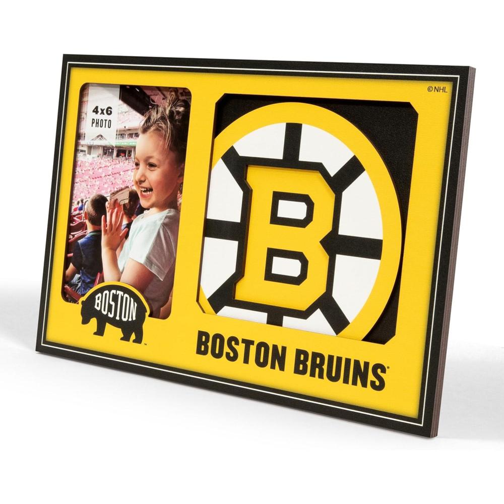 imageYouTheFan NHL 3D Logo Picture FrameBoston Bruins