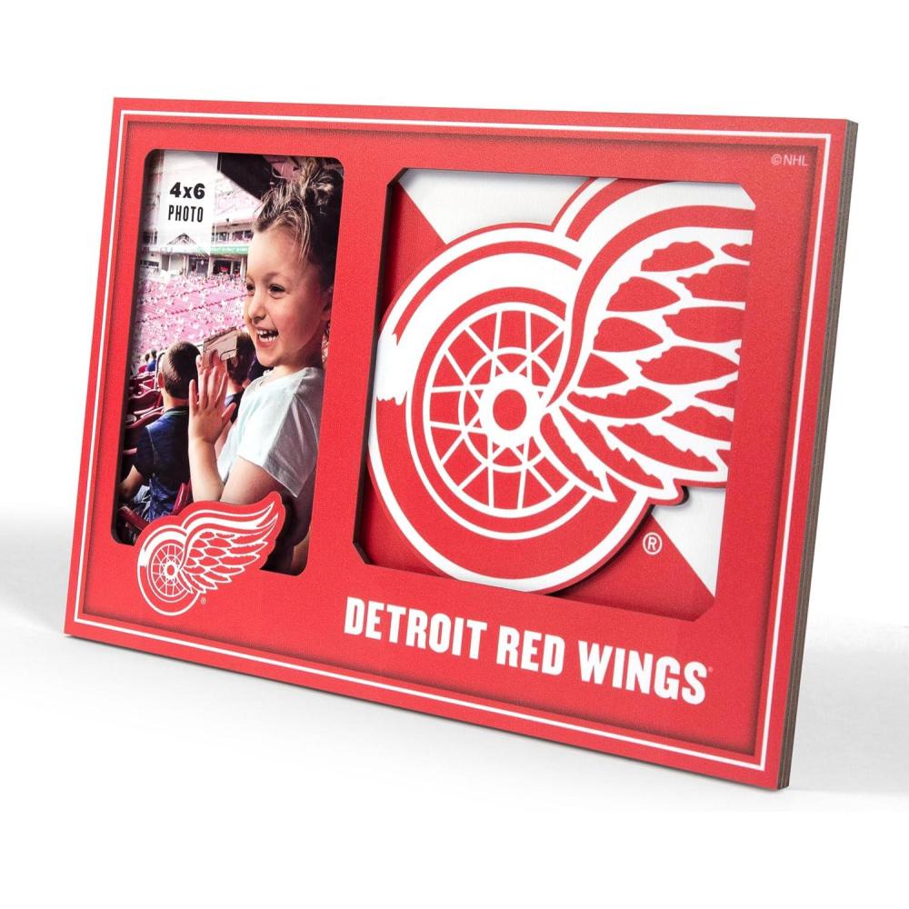 imageYouTheFan NHL 3D Logo Picture FrameDetroit Red Wings