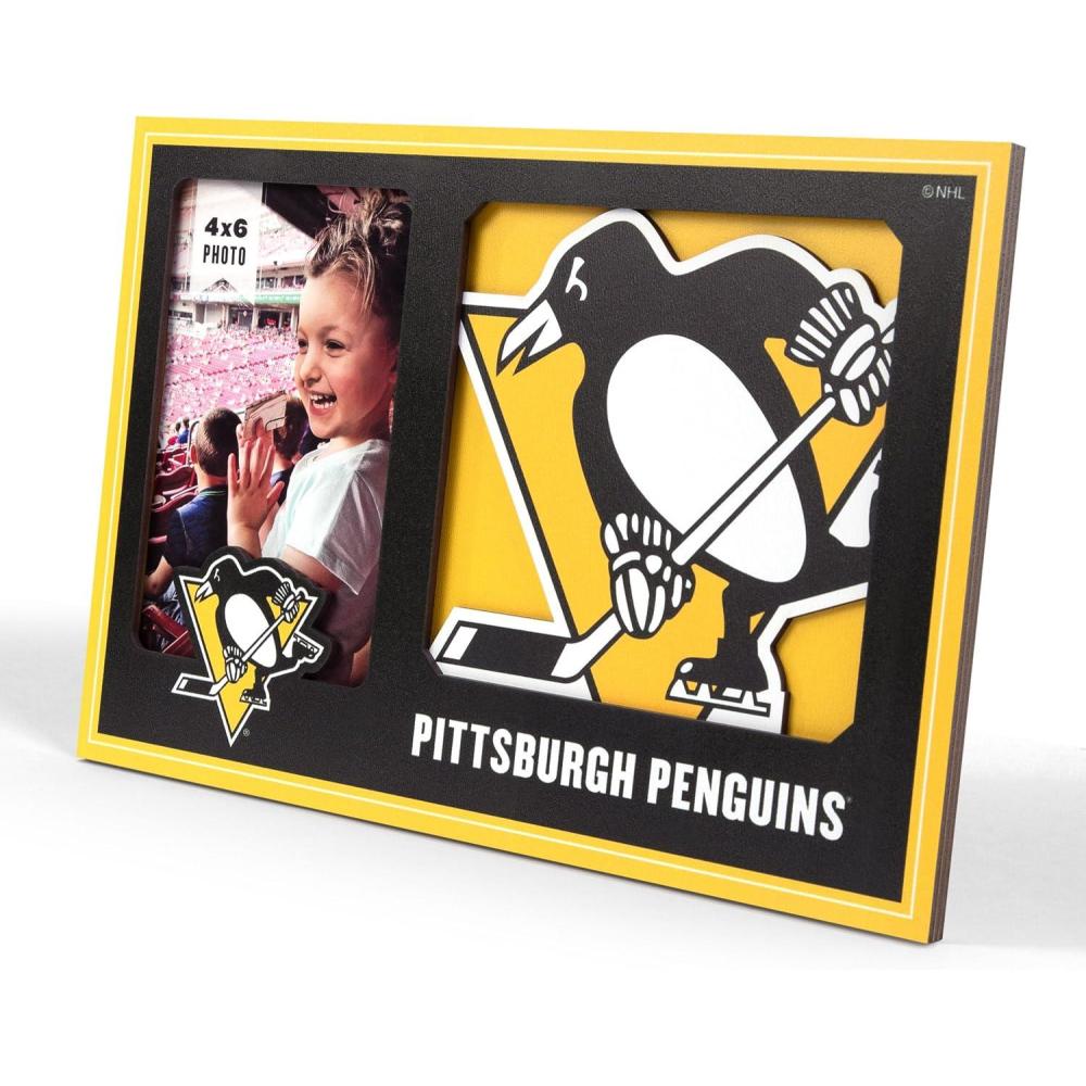imageYouTheFan NHL 3D Logo Picture FramePittsburgh Penguins