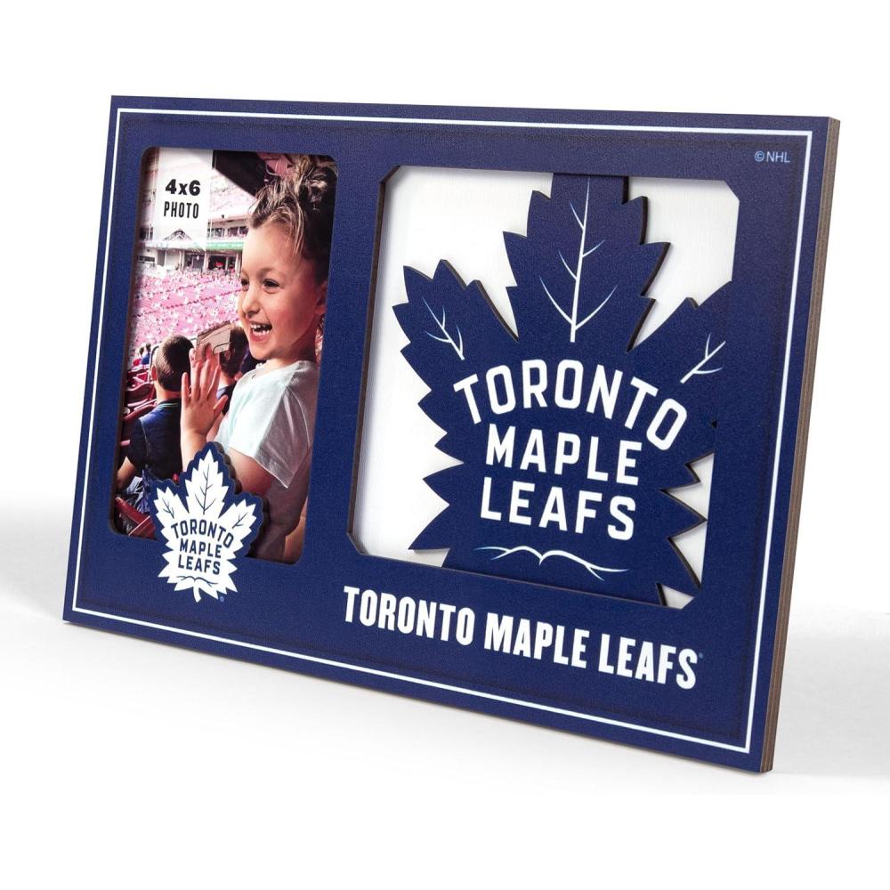 imageYouTheFan NHL 3D Logo Picture FrameToronto Maple Leafs
