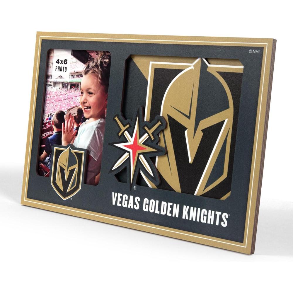 imageYouTheFan NHL 3D Logo Picture FrameVegas Golden Knights