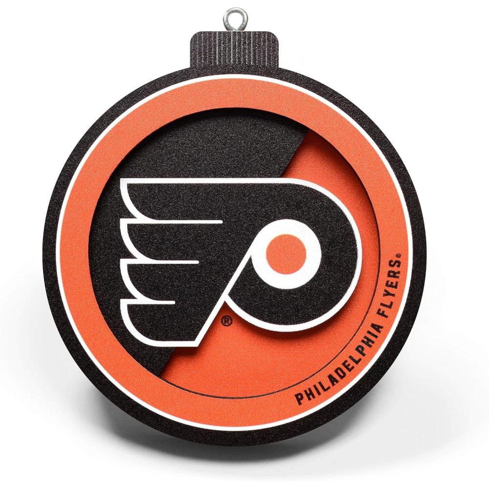 imageYouTheFan NHL 3D Logo Series OrnamentPhiladelphia Flyers