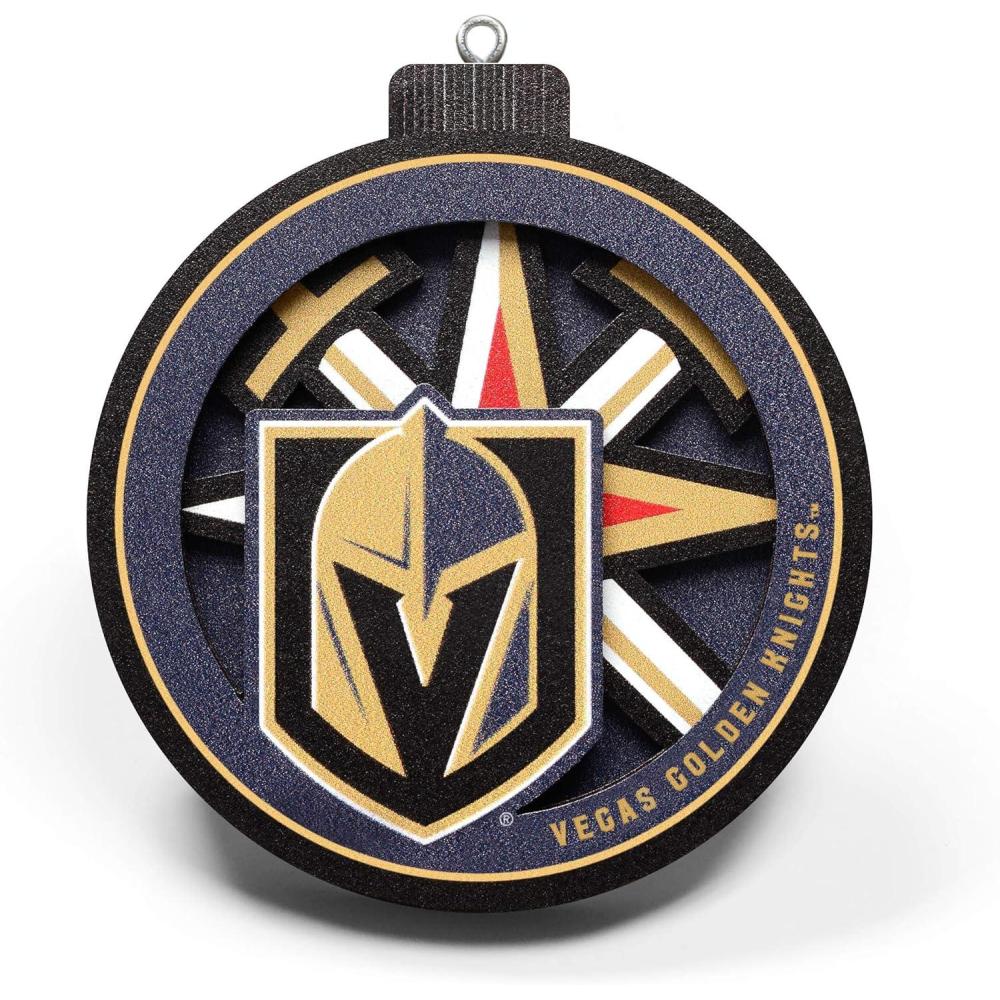 imageYouTheFan NHL 3D Logo Series OrnamentVegas Golden Knights