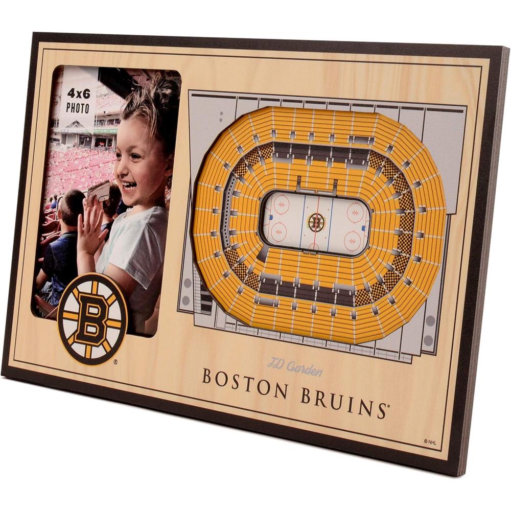 imageYouTheFan NHL 3D StadiumView Picture FrameBoston Bruins