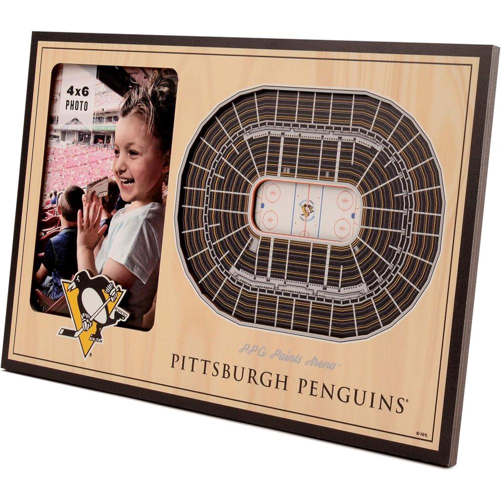 imageYouTheFan NHL 3D StadiumView Picture FramePittsburgh Penguins