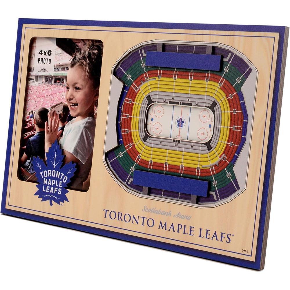 imageYouTheFan NHL 3D StadiumView Picture FrameToronto Maple Leafs