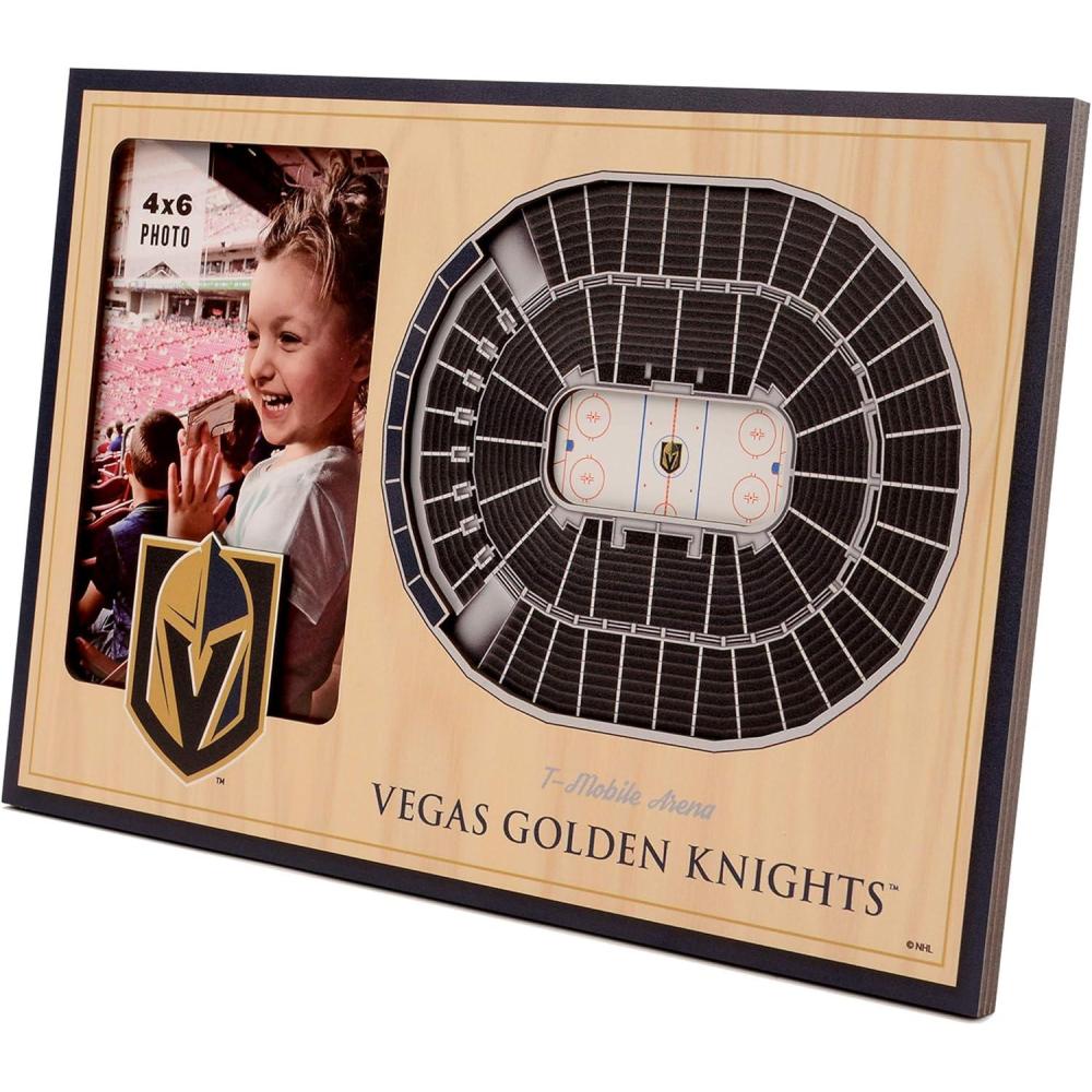 imageYouTheFan NHL 3D StadiumView Picture FrameVegas Golden Knights