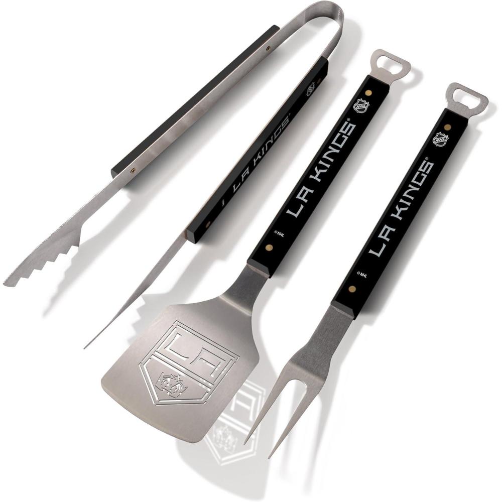 imageYouTheFan NHL 3PC Spirit Series BBQ Grill SetLos Angeles Kings
