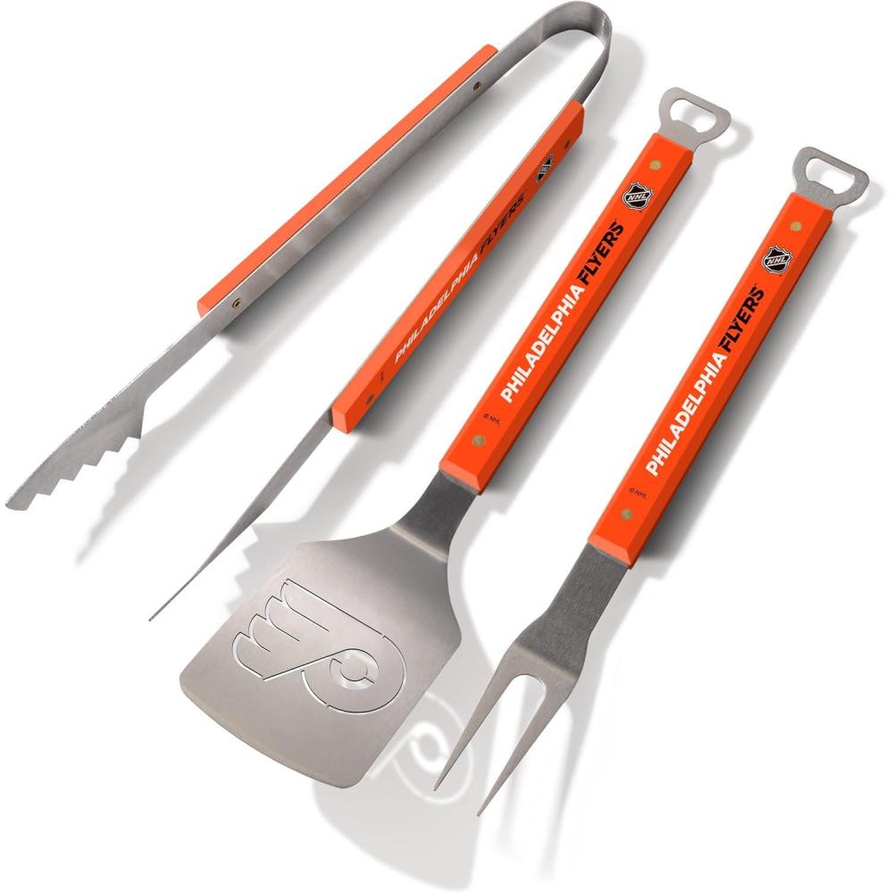 imageYouTheFan NHL 3PC Spirit Series BBQ Grill SetPhiladelphia Flyers